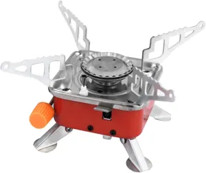 Purpose Portable Stove Metal Camping Gas Burner Folding Design Easy to Store for Outdoor Activities