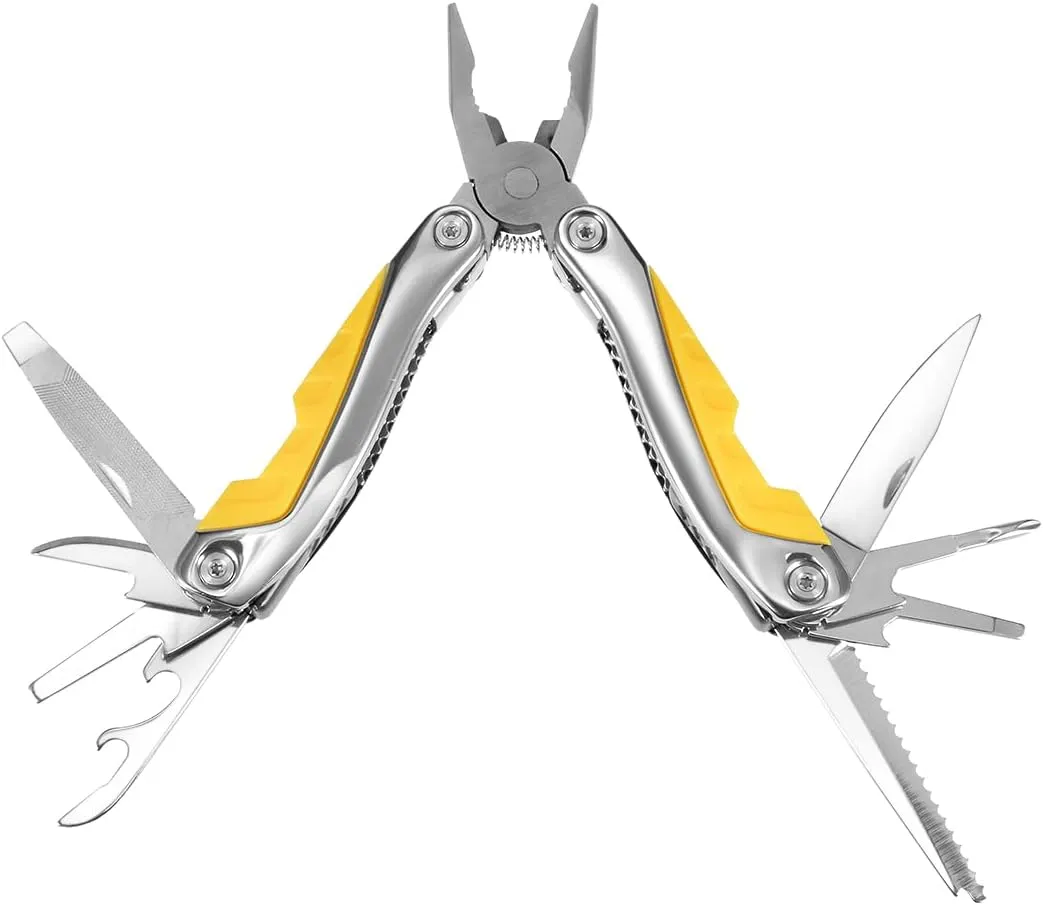 Qtqgoitem Multitool Folding Plier Outdoor Camping Survival Portable Pocket Multi Tool (Model: a7e 175c03 b40 1b1)