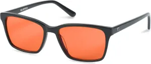 Ra Optics Maxwell Frame with Sunset Lenses - Science-Based Blue Light Glasses Increase Sleep Quality - Premium Glasses for Men and Women Block Blue Light from Screens