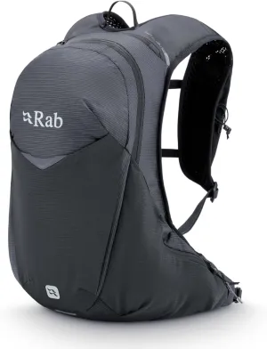 Rab Nitron Lightweight Hydration Pack - Comfortable Daypack for Hiking, Trekking, & Trail Running - Anthracite - 18-Liter (Back Length - Medium)