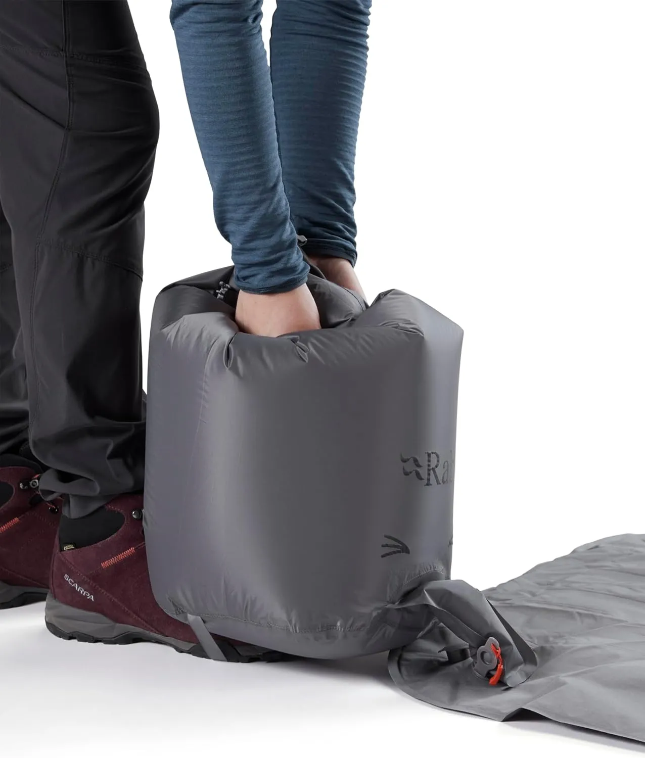 Rab Stratosphere 4 Lightweight Insulated Sleeping Pad for Camping & Backpacking - Graphene - Regular