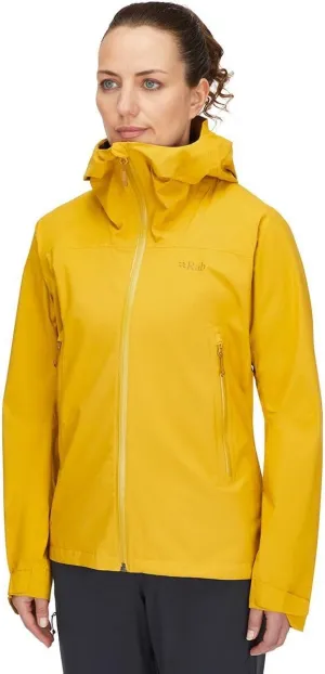 Rab Women's Downpour Light Jacket - Lightweight Waterproof Hooded Coat for Hiking & Trekking