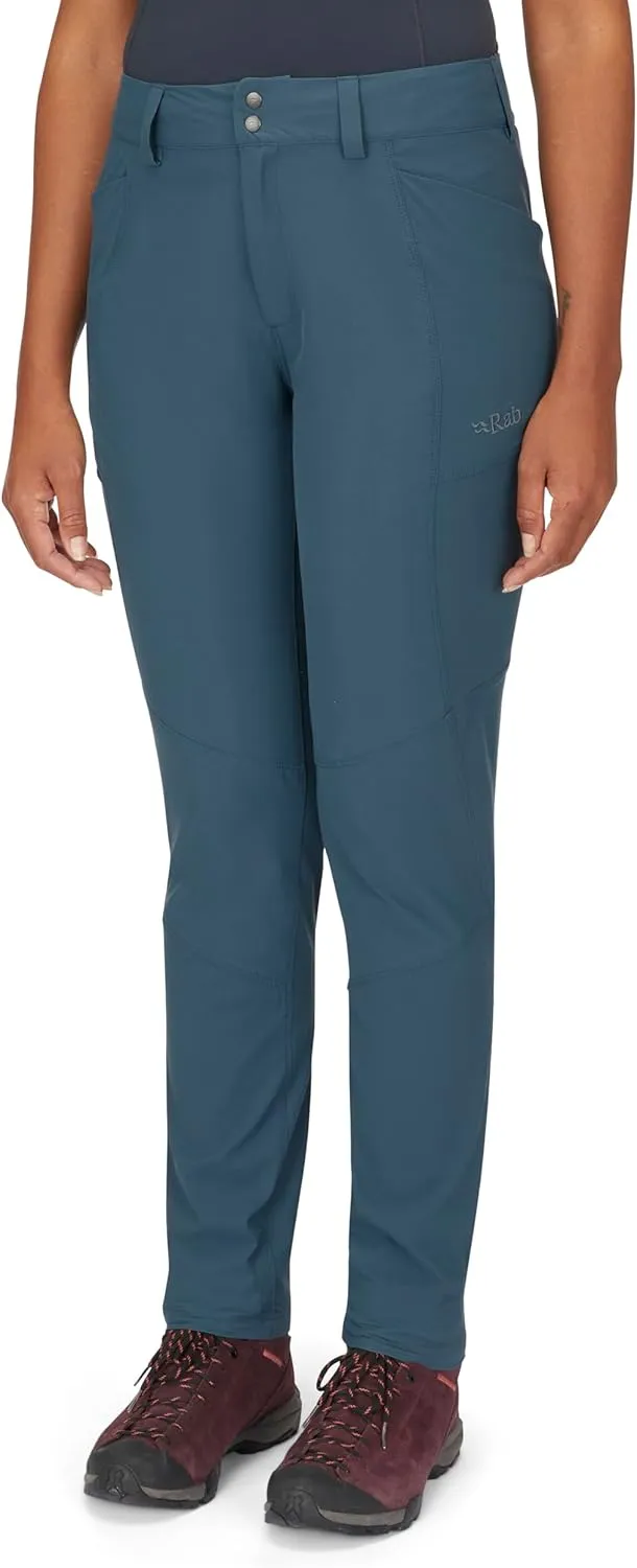 Rab Women's Incline Light Pants - Lightweight Breathable Pants for Hiking, Trekking, & Climbing