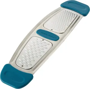 Rachael Ray Multi Stainless Steel Grater, Marine Blue, Small