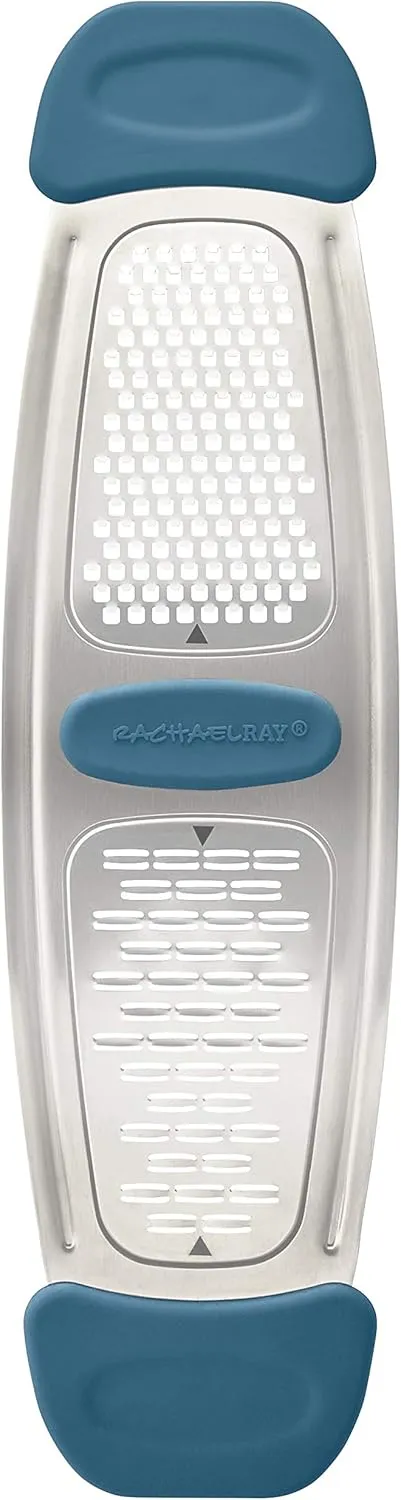 Rachael Ray Multi Stainless Steel Grater, Marine Blue, Small