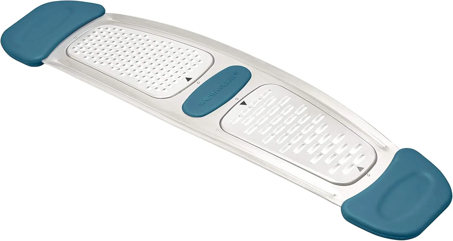 Rachael Ray Multi Stainless Steel Grater, Marine Blue, Small