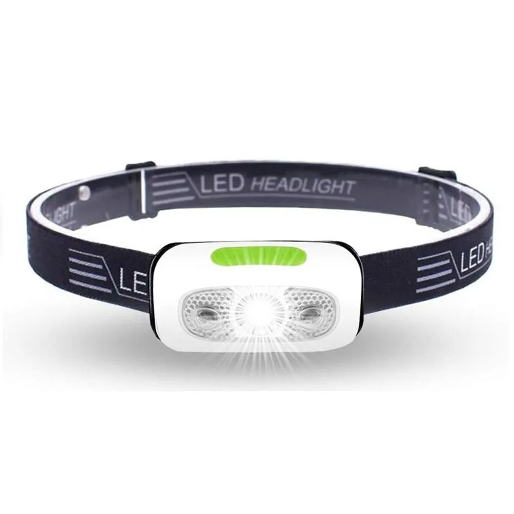 Rechargeable 4 Modes LED Flashlight Head Lamp