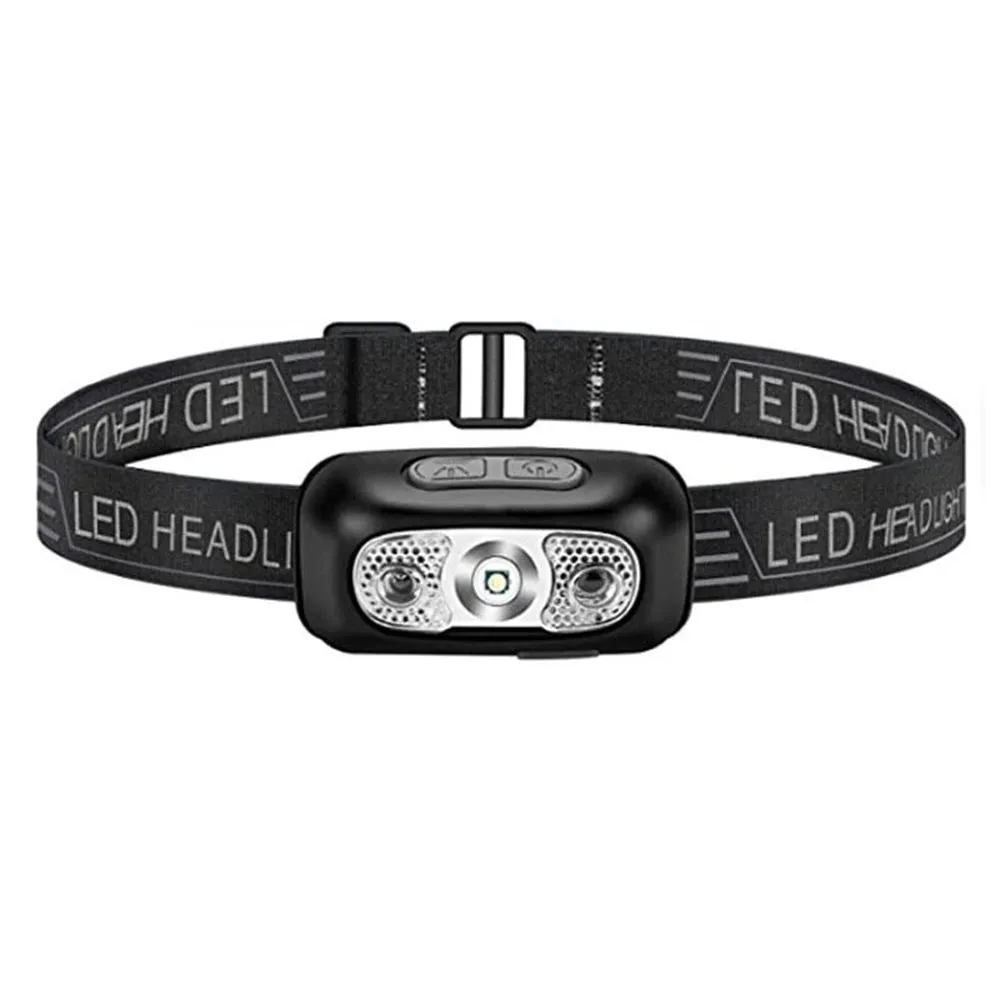 Rechargeable 4 Modes LED Flashlight Head Lamp