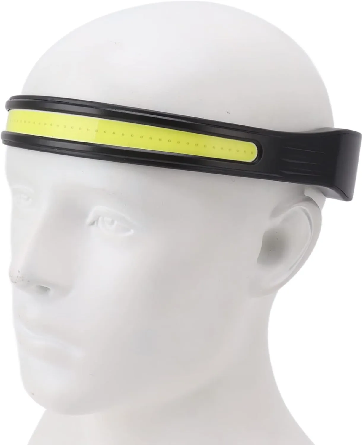 Rechargeable COB Headlamp, 2000lm Super Bright Lightweight Headlamp, 4 Modes LED Headtorch for Running Camping Emergency