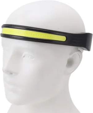 Rechargeable COB Headlamp, 2000lm Super Bright Lightweight Headlamp, 4 Modes LED Headtorch for Running Camping Emergency