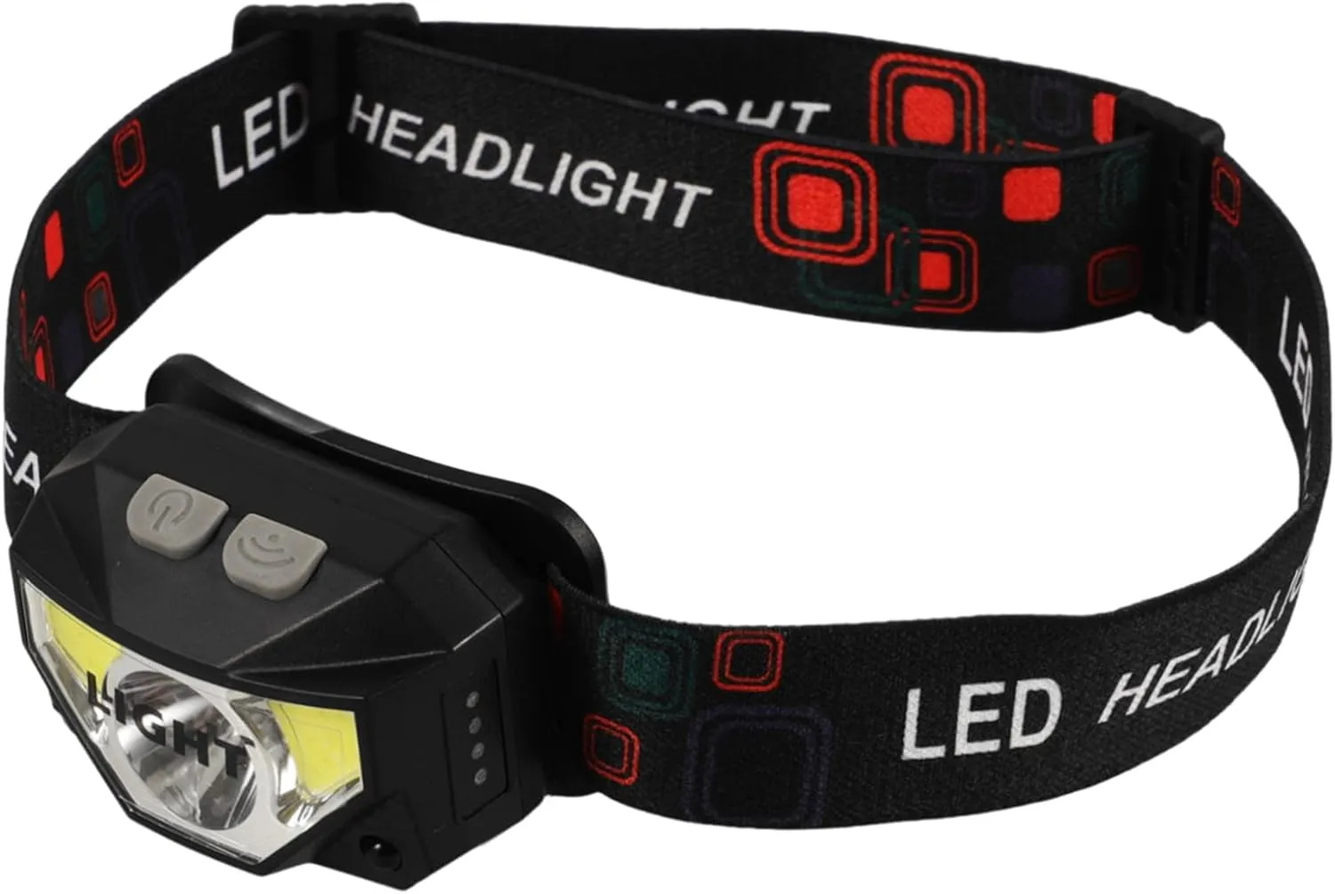 Rechargeable Headlight LED Headlamp for Outdoor Activities Night Running Camping and Fishing Design Lithium Battery Wide Beam Light