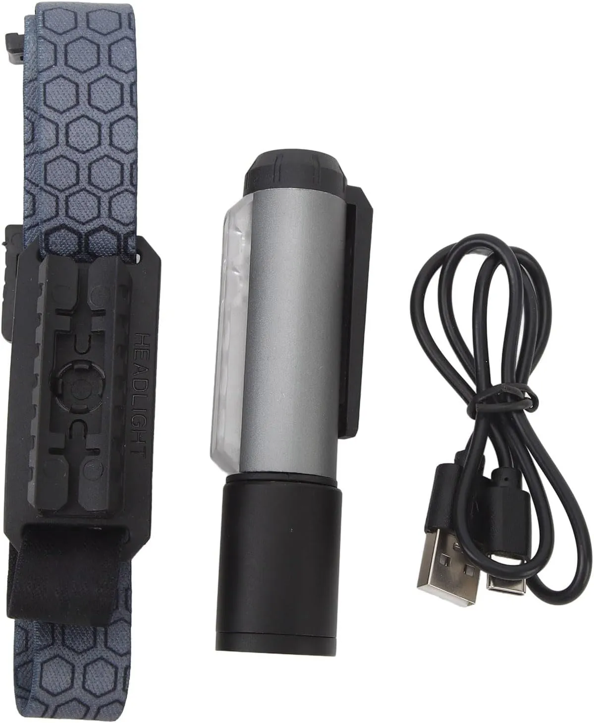 Rechargeable LED Headlamp Adjustable Ultra Bright Long Battery Life Compact Portable Headlamp Flashlight USB Rechargeable Headlamp
