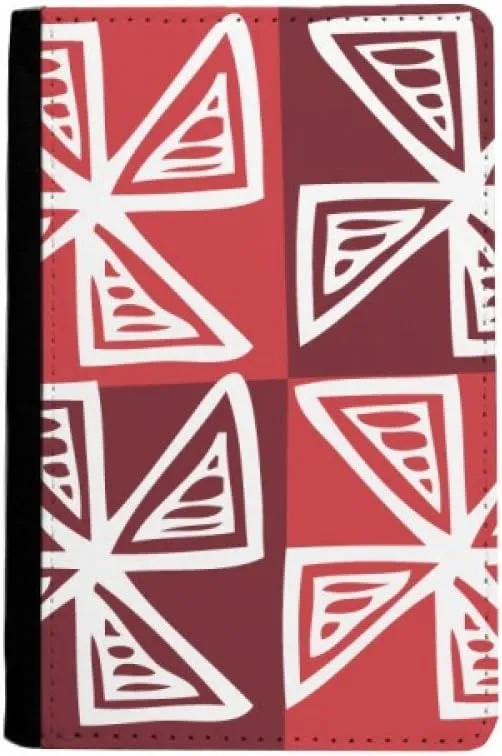 Red Windmill Mexico Totems Ancient Civilization Passport Holder Notecase Burse Wallet Cover Card Purse