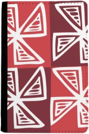 Red Windmill Mexico Totems Ancient Civilization Passport Holder Notecase Burse Wallet Cover Card Purse