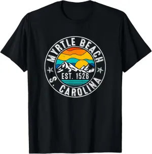 Retro 70s 80s Myrtle Beach South Carolina SC T-Shirt