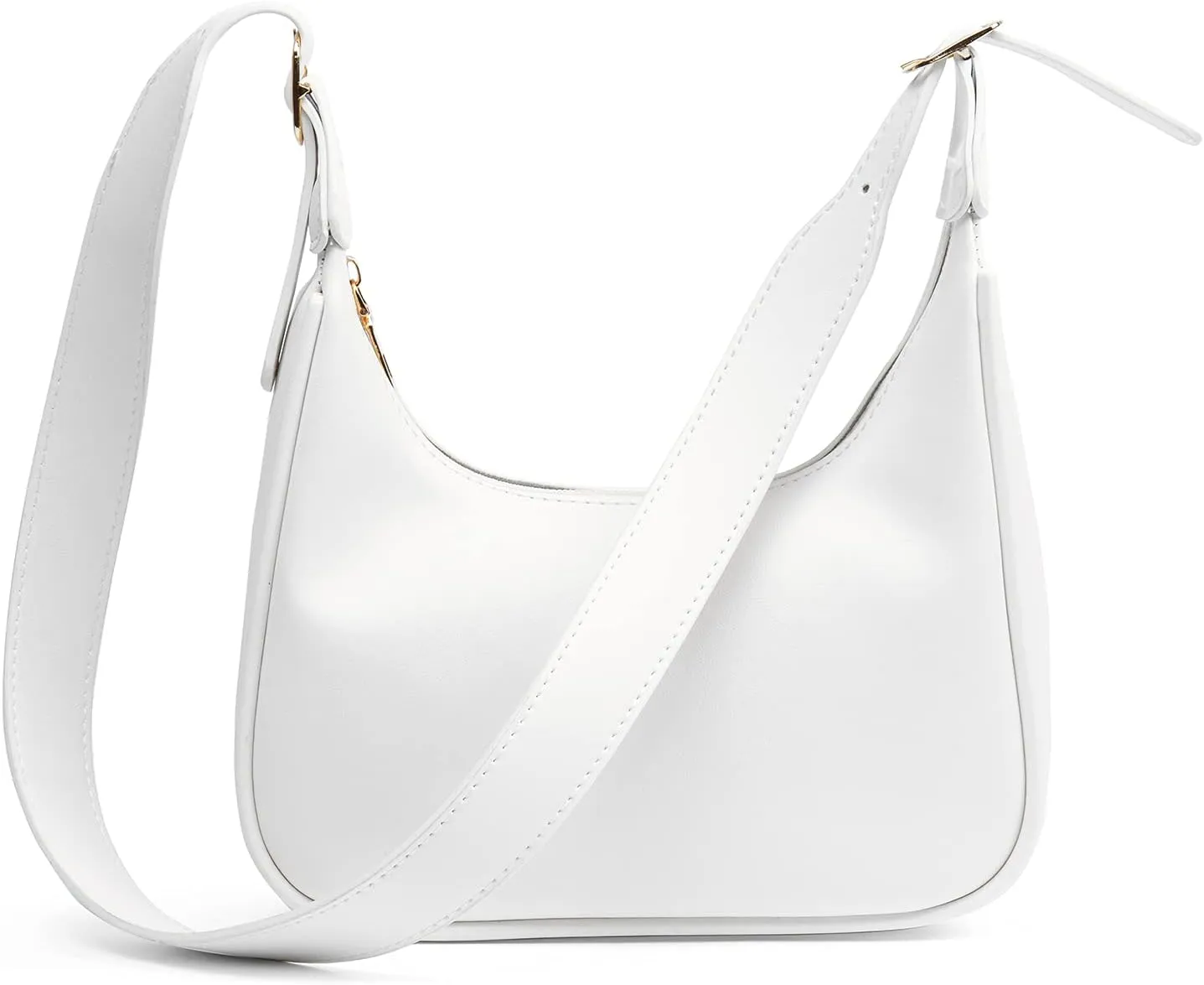 Retro Classic Half Round Messengerbag Shoulderbag, Zipper Open And Close, Suitable For Women