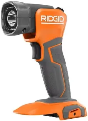 RIDGID 18V Cordless LED Work Light Flashlight (Tool Only) (Renewed)