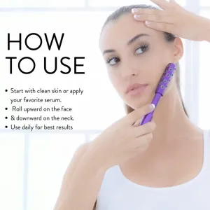 Roller Uplifting Face Massager Beauty Roller for Skin Tightening & De-Puffing, Face, Eye, Chin, Neck Massager, Anti-Aging Beauty Tool to Lift, Firm and Tighten Skin