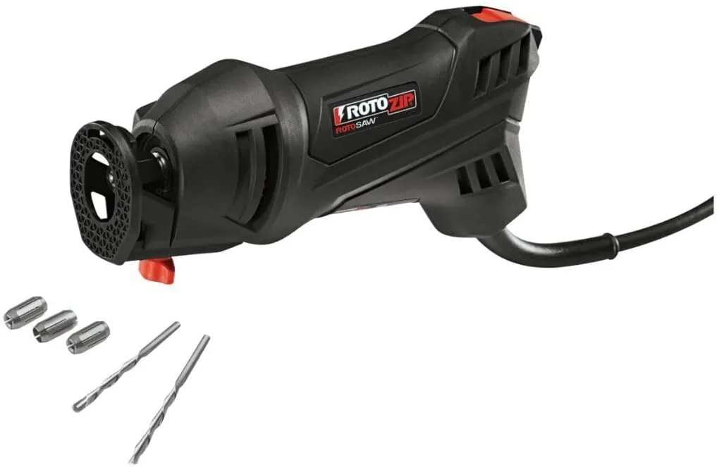 RotoZip RotoSaw 120V 5.5Amp High Speed Spiral System w/Accessories (Renewed)