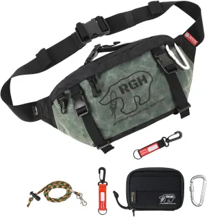 Rough Enough Tactical Fanny Pack for Men with Coin Purse Set