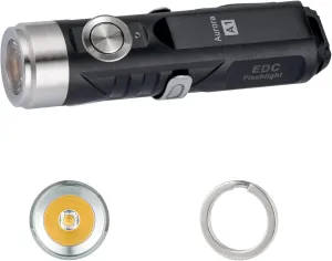 RovyVon Aurora A1 Keychain Flashlight USB C Rechargeable, Max 420 Lumen Super Bright with EDC Mini Size, 5 Mode Easy Use, Waterproof, Perfect for Camping Emergency Outdoor