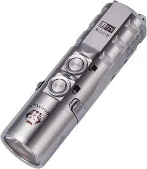 RovyVon Aurora A24 G2 Titanium LED Flashlight,1000 Lumen Pocket Flashlight with Lockout Mode,Rechargeable EDC Flahlight,7 Modes,Water Resistant for Everyday Carry, Hiking, Camping