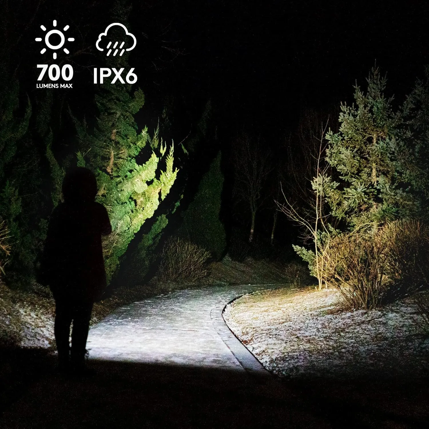 RovyVon E7U Keychain Flashlight USB C Rechargeable Flashlights Glow in The Dark Dual Power with Sidelight 700 lumens with Lockout Mode, Waterproof for Everyday Carry, Camping, Hiking, Emergency