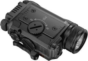 RovyVon GL4 Pro (2X Batteries Included) 4-in-1 Rail-Mounted Flashlight with Visible and IR Beams, Adapt for GL and 1913 Picatinny Rails