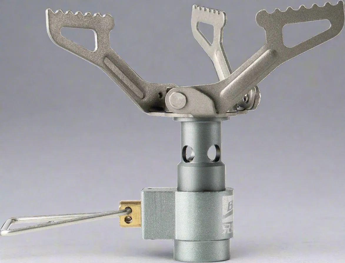 Royaleva Mini Camping Stove – Ultra-Light Titanium Pocket Burner for Outdoor Cooking & Hiking
