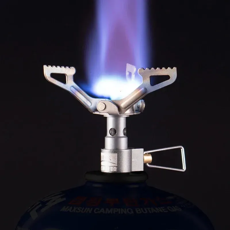 Royaleva Mini Camping Stove – Ultra-Light Titanium Pocket Burner for Outdoor Cooking & Hiking