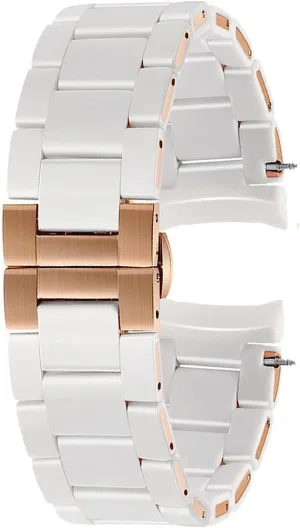 Rubber Clad Steel Strap For Armani AR5905|5906|5920|5919|5859 20mm 23mm Wrist Watch Accessories Bracelet