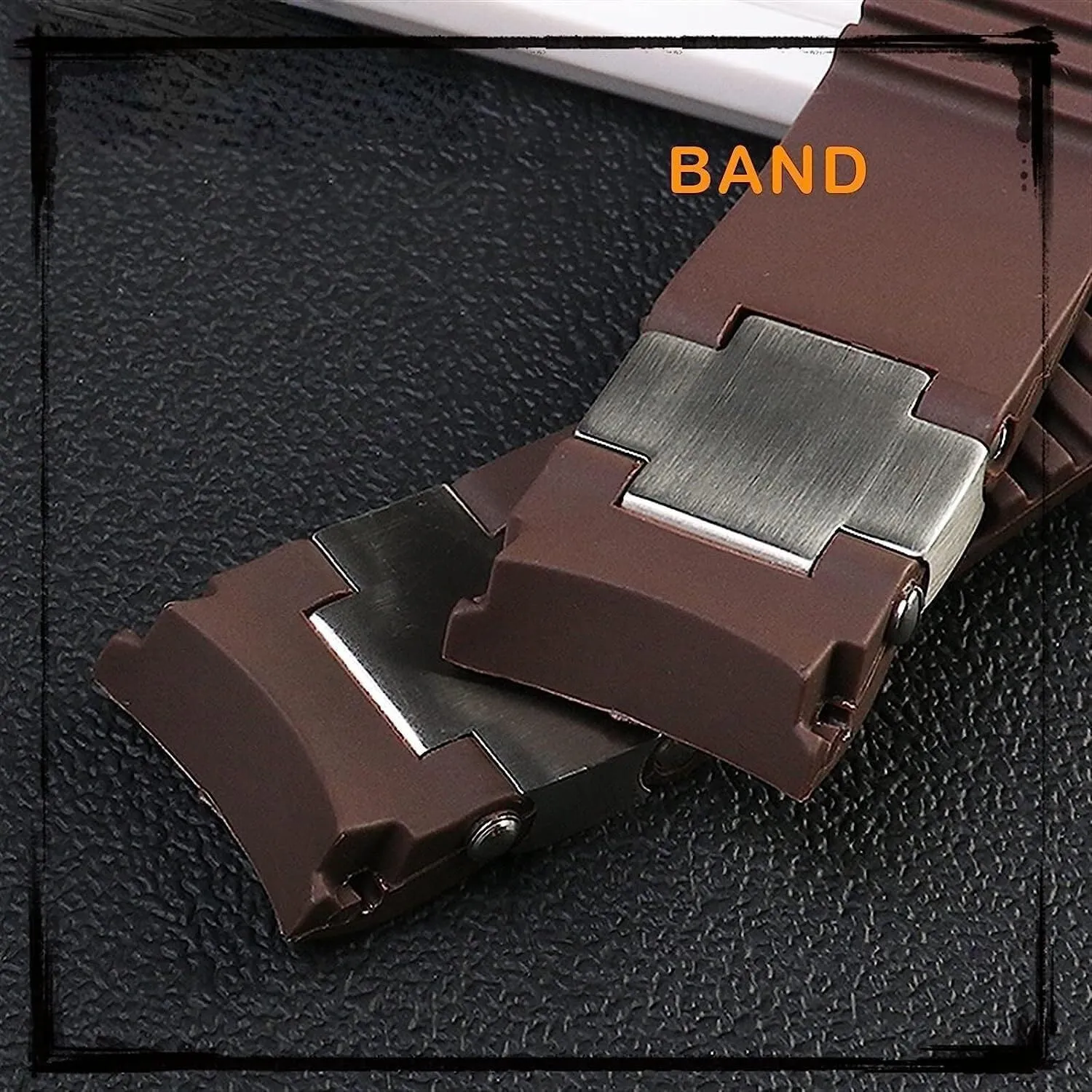 Rubber Watch Band For Ulysse Nardin 263 DIVER Curved End strap Waterproof Bracelets