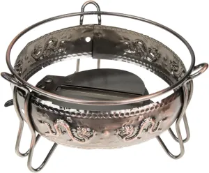 Rugged Iron Alcohol Stove Small Pot Alcohol Furnace Camping Supplies Pot Base