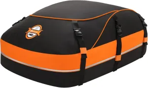 Sailnovo Car Rooftop Cargo Carrier Roof Bag, 20 Cubic Feet Waterproof Car Rooftop Cargo Carrier Bag Fit Car with Without Roof Rack - Car Top Carrier with Tie-Down Strap, Safety Hook