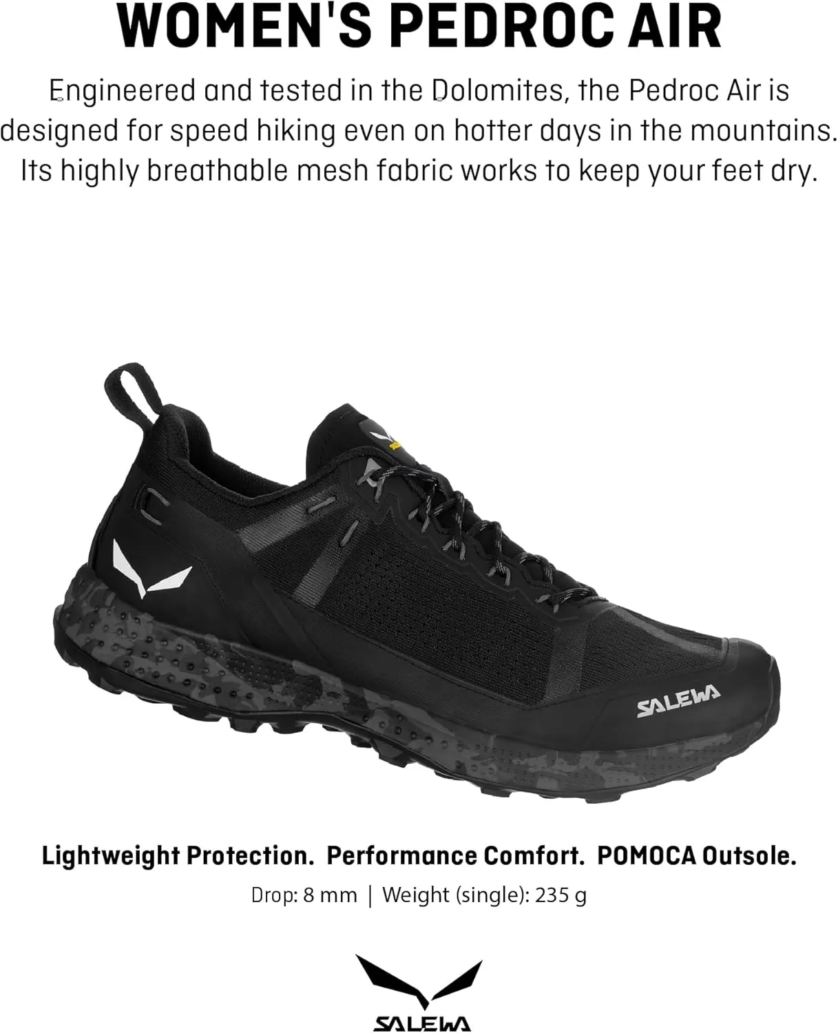Salewa Women's Pedroc Air Lightweight Breathable Trekking & Hiking Shoe