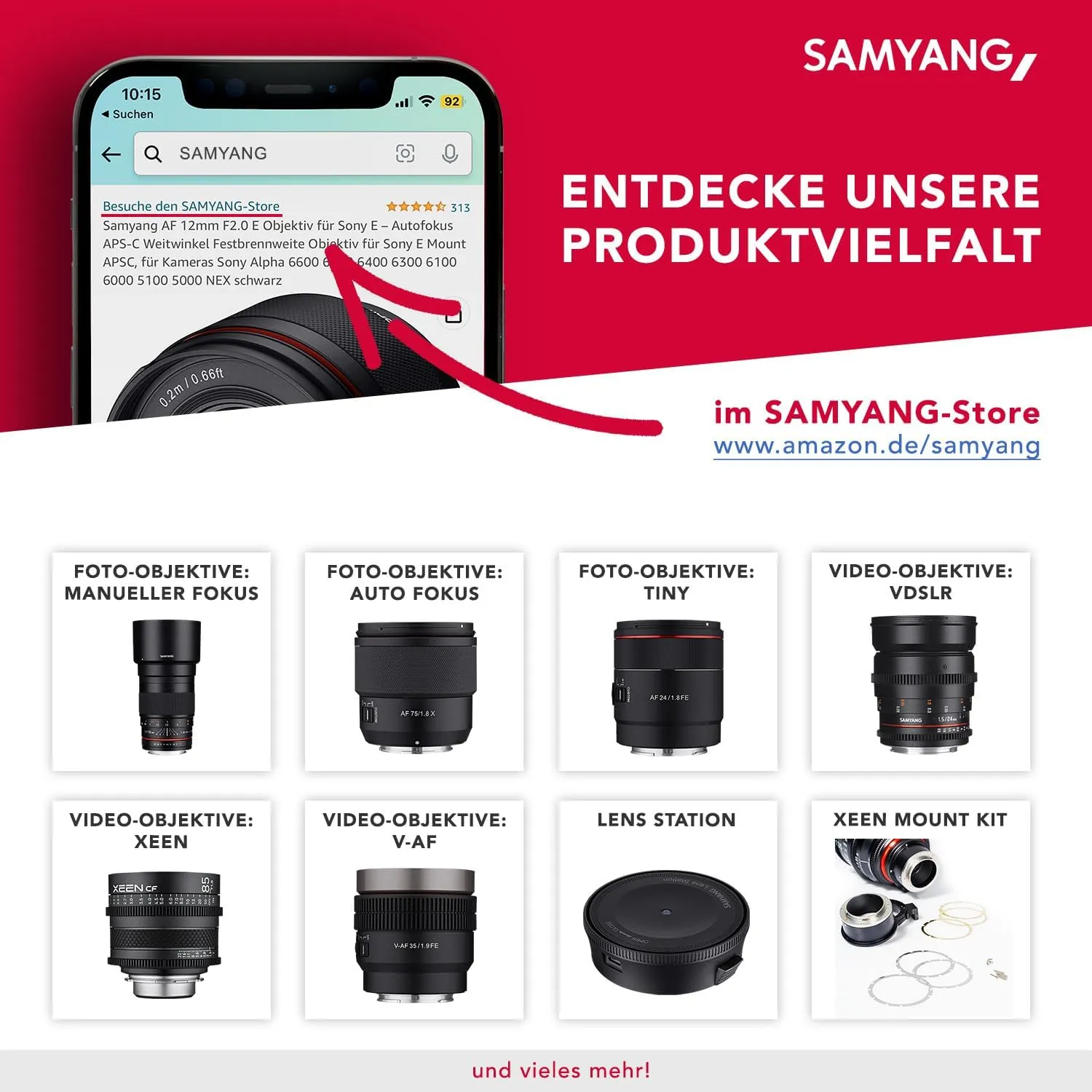 Samyang 16mm/F 2.0 ED AS UMC CS Lenses