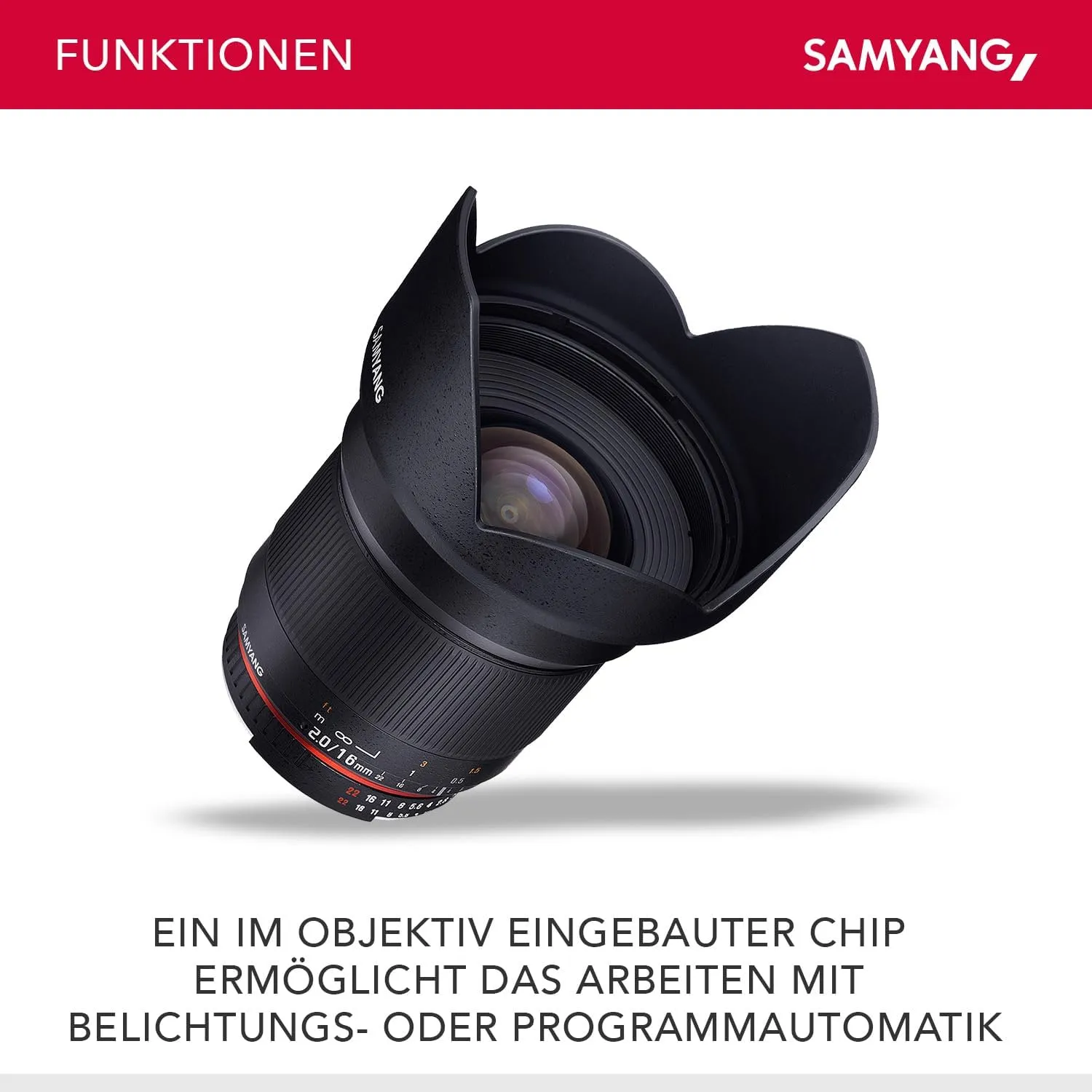 Samyang 16mm/F 2.0 ED AS UMC CS Lenses
