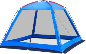 Screened Camping Tent Weatherproof Camping Canopy Camping Tent Screen Shelter Gazebos for Patios Outdoor Activities