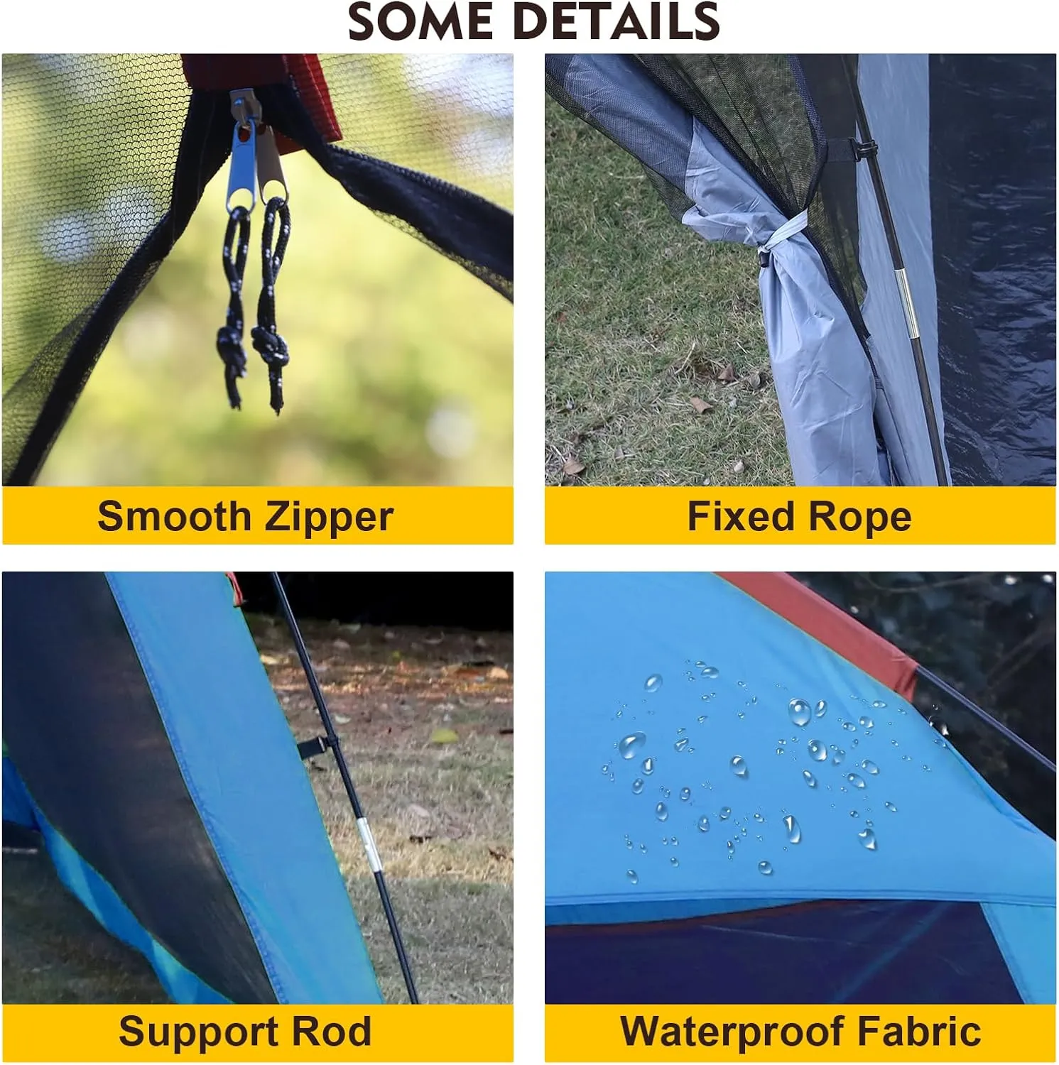Screened Camping Tent Weatherproof Camping Canopy Camping Tent Screen Shelter Gazebos for Patios Outdoor Activities