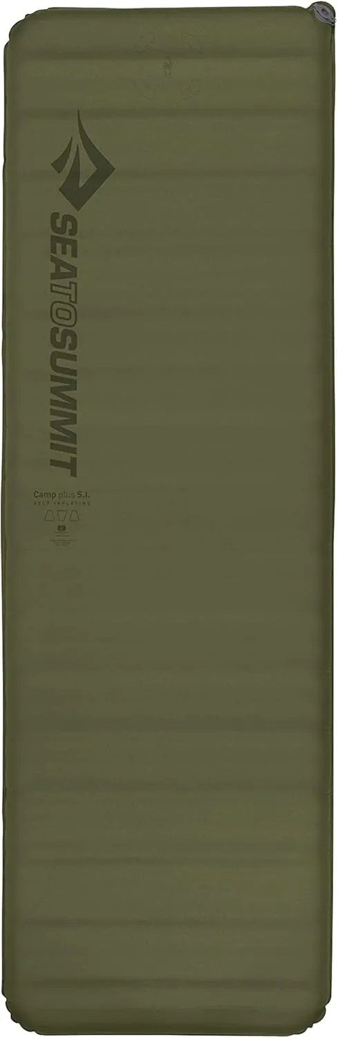 Sea to Summit Camp Plus Self-Inflating Foam Sleeping Mat for Camping, Rectangular - Large (79 x 25 x 3 inches)