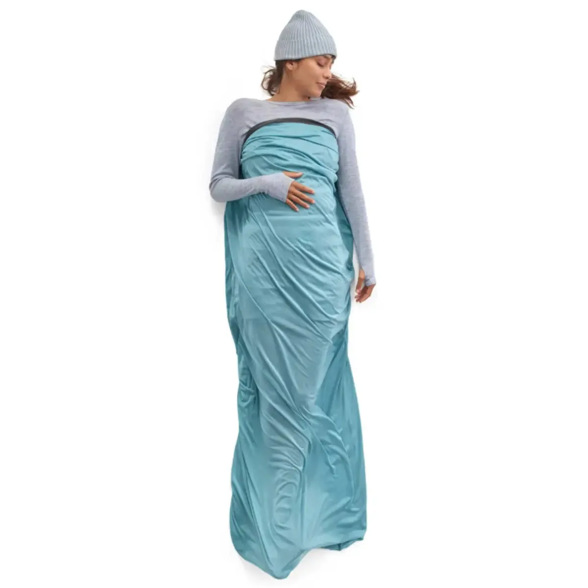 Sea To Summit Comfort Blend Sleeping Bag Liner - Rectangular - Blue