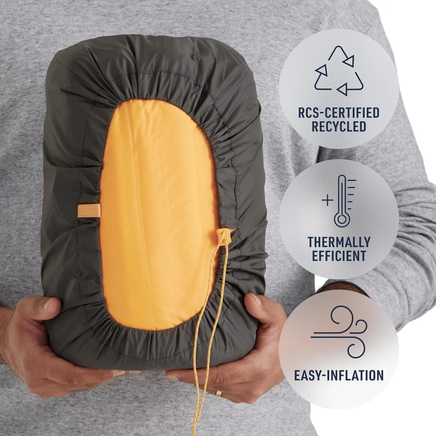 Sea to Summit Pursuit Plus SI Sleeping Mat, Tapered - Regular (72 x 22 x 3 inches)