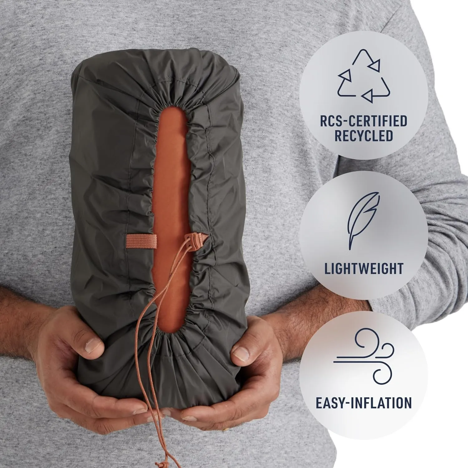 Sea to Summit Pursuit Self-Inflating Sleeping Mat for Camping and Backpacking, Rectangular - Large/Wide (78 x 30 x 3 inches)