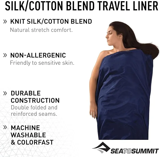 Sea to Summit Silk-Cotton Blend Travel and Sleeping Bag Liner