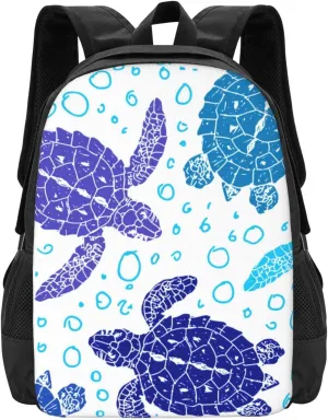Sea Turtles Lightweight Packable Backpack Travel Casual Large Capacity Daypack Foldable Backpack For Men Women