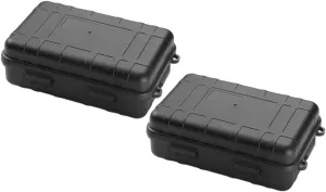 Sealed Camping Storage Box 2pcs Survival Organizer Case Watertight Storage Containers for Home