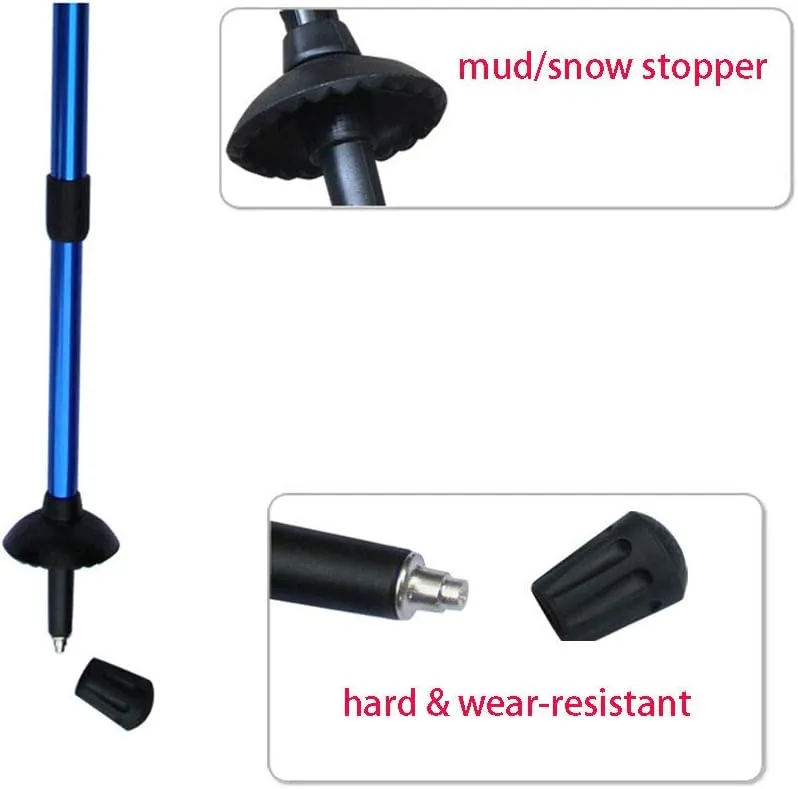 SEIWEI Trekking Poles for Men, Women Adjustable Walking Stick Lightweight for Hiking Camping