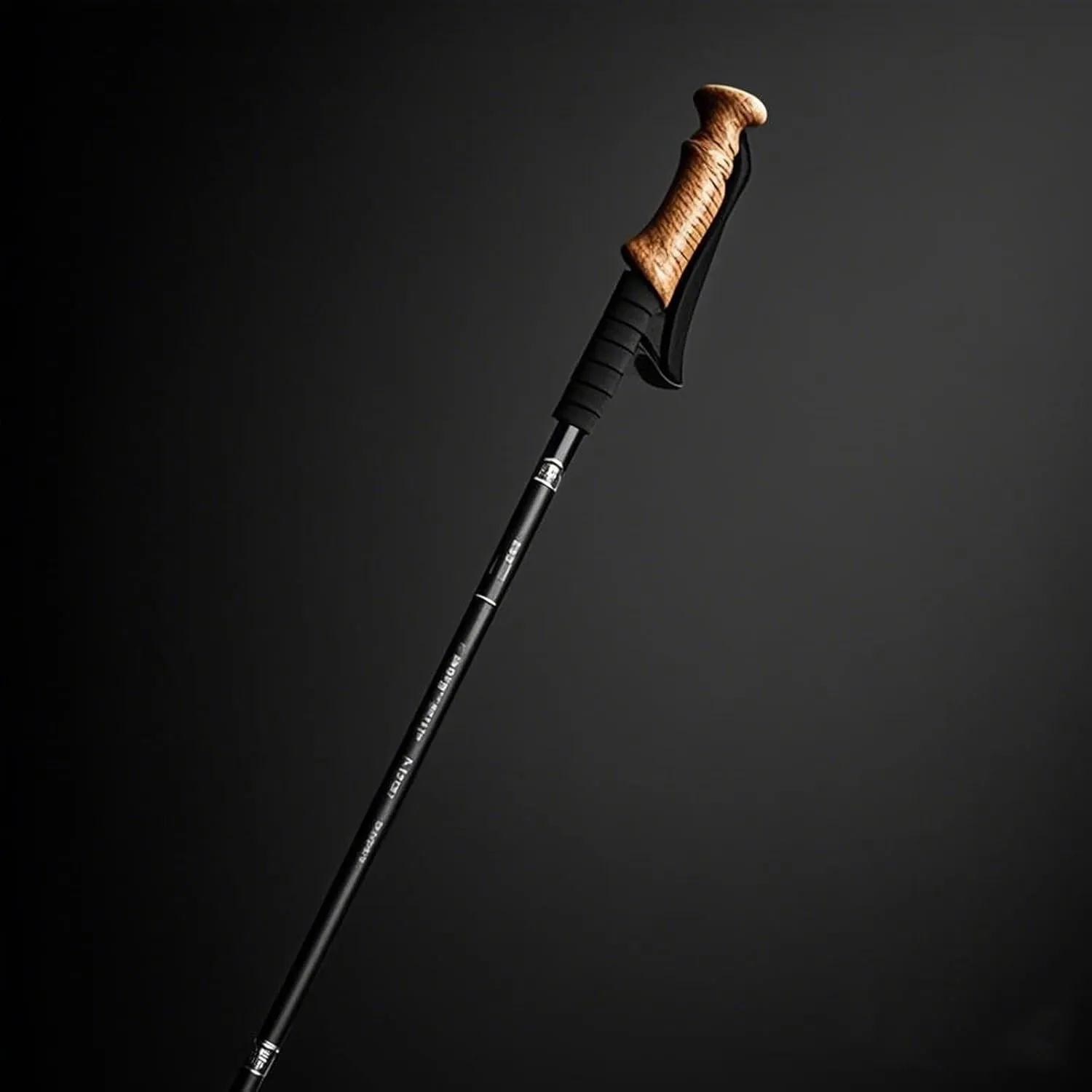 Set of 2 Aluminum Alloy Hiking Poles with Cork Handles, Ideal for Summer Camping and Outdoor Adventures