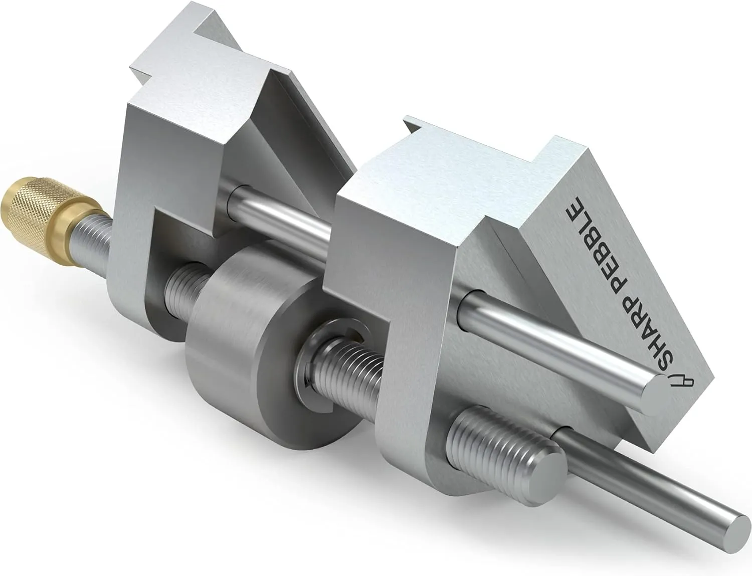 Sharp Pebble Honing Guide - Chisel & Plane Sharpening Jig - Fits Chisels 0.25' to 1.96', Fits Planer Blades 1.41' to 3.22'