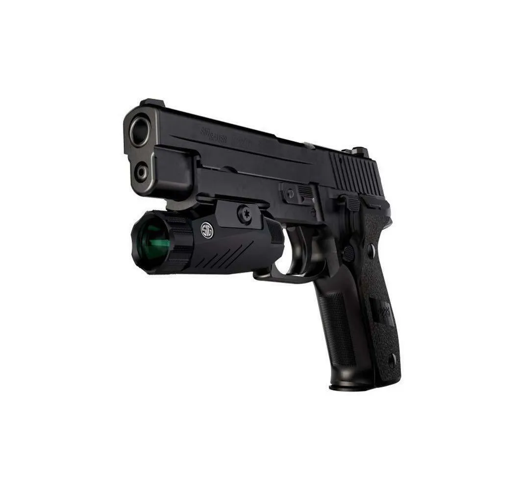 Sig Sauer FOXTROT1 TACTICAL WHITE LIGHT, 100 200 300 LUMEN, RAIL MOUNT, BLACK
